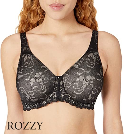 Бюстгальтер минимайзер Maidenform Lilyette LY0977 черный/бежевый