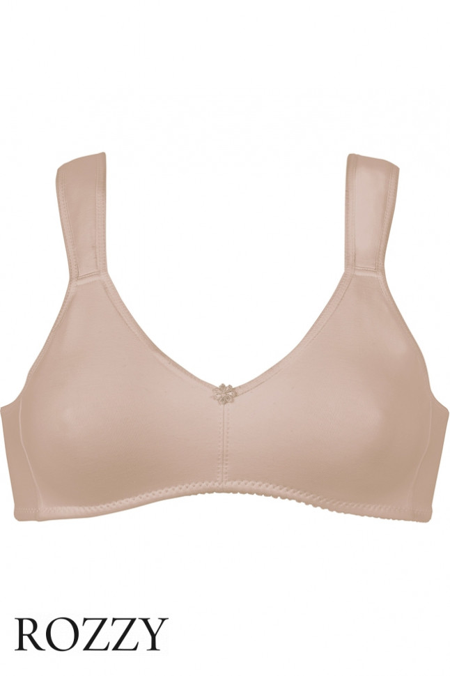 Бюстгальтер без косточек хлопковый Naturana Athleisure 5127 бежевый К