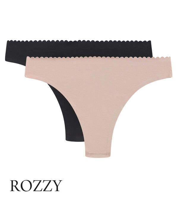 Трусы бразильяна хлопковые DIM Body Touch Easy 0DFR телесный/черный