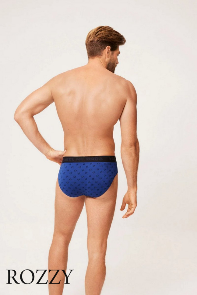 Трусы слипы мужские Ysabel Mora 20315 черный/синий (уп.2шт.)