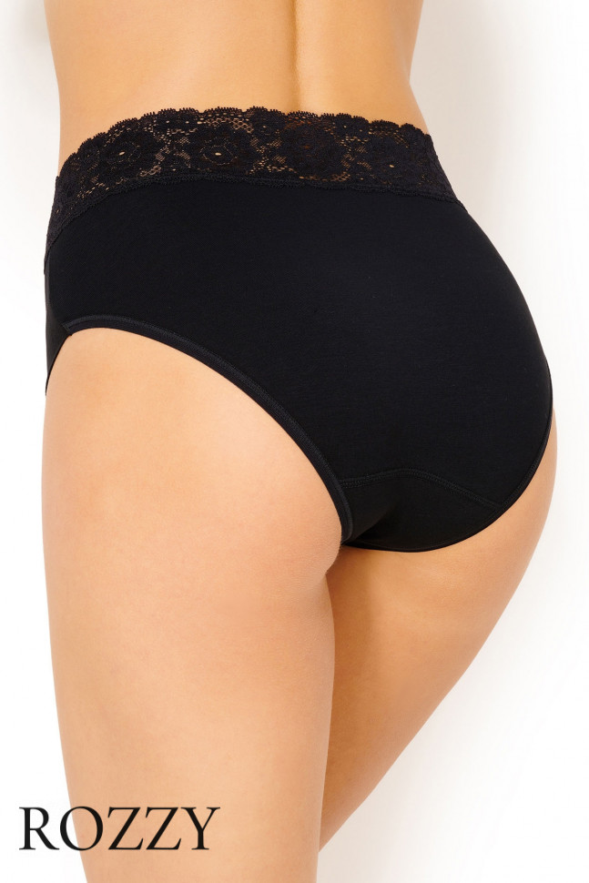 Трусы макси хлопковые Janira Dolce Cinture 31785 белый, песочный, черный