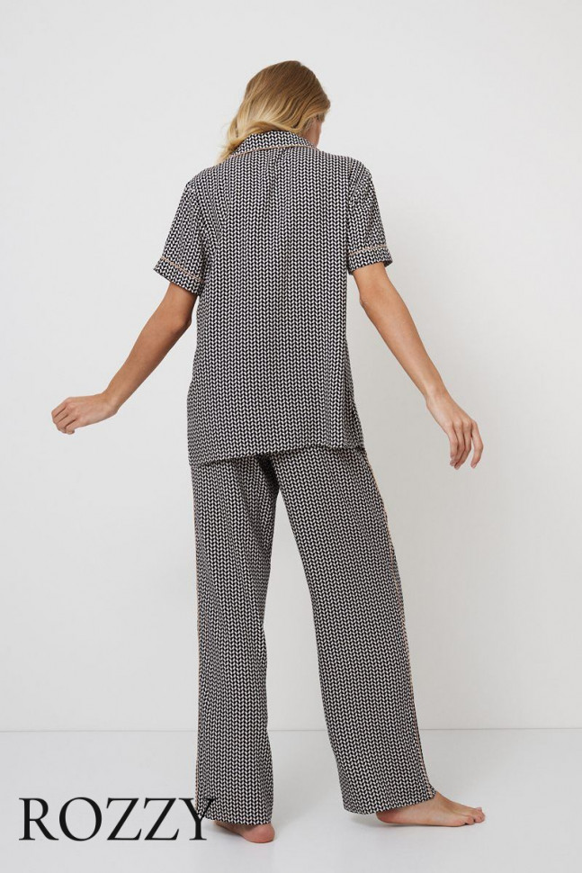 Пижама вискозная Aruelle Isolda графитовый