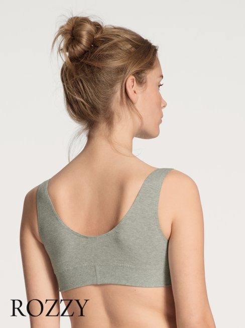 Топ хлопковый Calida Elastic 02138 серый