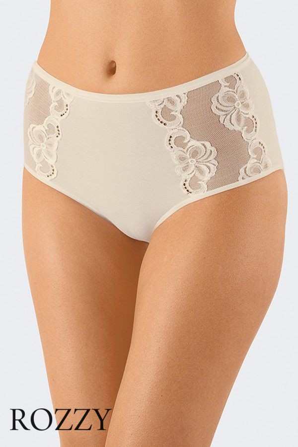 Трусы макси хлопковые Nina Von C Slipboutique 40160880 ванильный