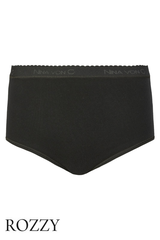 Трусы макси хлопковые Nina Von C Slipboutique 70160113 черный