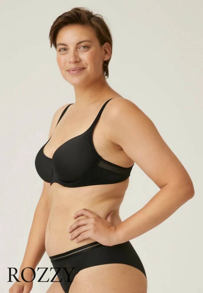 Бюстгальтер спейсер Naturana The Monday 7757 черный К  