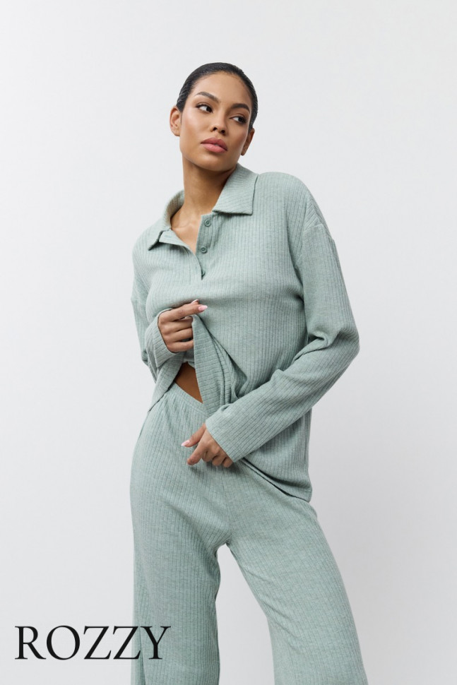 Пижама Aruelle Saige Set оливковый